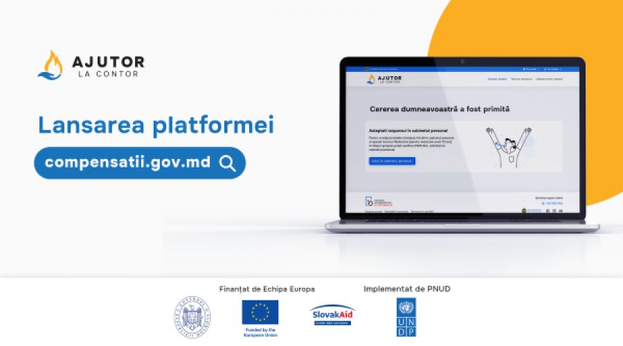 Начинается регистрация по платформе COMPENSATII.GOV.MD. 