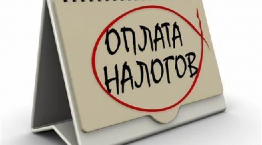 Оплата налогов.